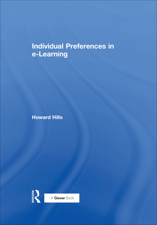 Cover image: Individual Preferences in e-Learning 1st edition 9781032837567