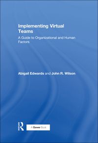 Imagen de portada: Implementing Virtual Teams 1st edition 9781138263253