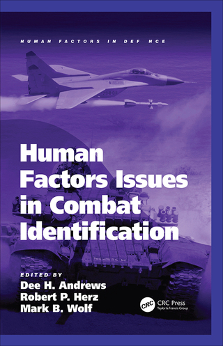 Cover image: Human Factors Issues in Combat Identification 1st edition 9781138071674
