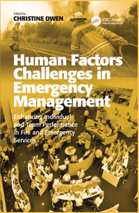 Imagen de portada: Human Factors Challenges in Emergency Management 1st edition 9781138071667