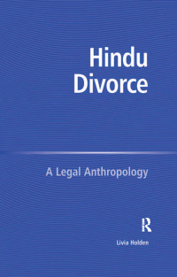 Cover image: Hindu Divorce 1st edition 9780754649601