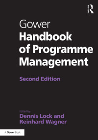 Cover image: Gower Handbook of Programme Management 2nd edition 9781472445773