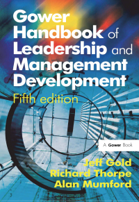 Imagen de portada: Gower Handbook of Leadership and Management Development 5th edition 9780566088582