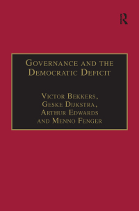 Imagen de portada: Governance and the Democratic Deficit 1st edition 9780754649830