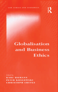 Imagen de portada: Globalisation and Business Ethics 1st edition 9780367603724