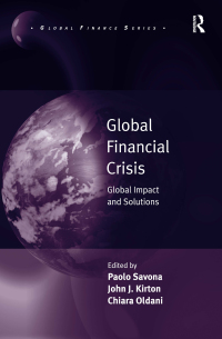 Imagen de portada: Global Financial Crisis 1st edition 9781409402718