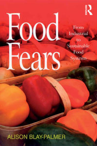 Imagen de portada: Food Fears 1st edition 9781138266261