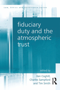 Cover image: Fiduciary Duty and the Atmospheric Trust 1st edition 9781409422327
