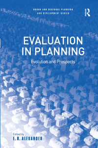 Cover image: Evaluation in Planning 1st edition 9780754645863