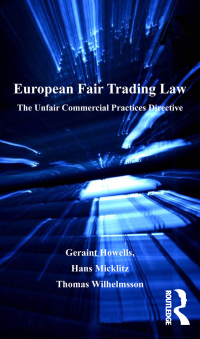 Cover image: European Fair Trading Law 1st edition 9780754645894