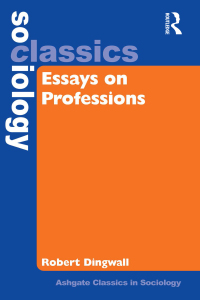 Cover image: Essays on Professions 1st edition 9780754646143