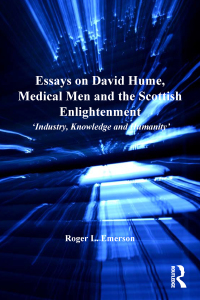 Cover image: Essays on David Hume, Medical Men and the Scottish Enlightenment 1st edition 9780754666288
