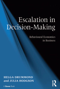 Titelbild: Escalation in Decision-Making 1st edition 9781032928821