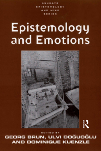 Cover image: Epistemology and Emotions 1st edition 9780754661146