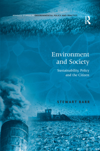 Cover image: Environment and Society 1st edition 9781138266728