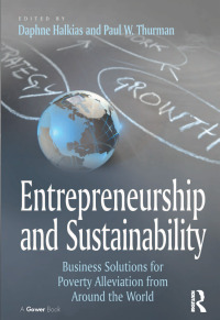 Cover image: Entrepreneurship and Sustainability 1st edition 9781138108998