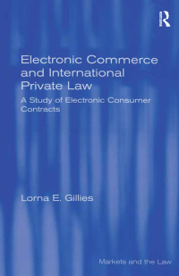 Titelbild: Electronic Commerce and International Private Law 1st edition 9781138273221