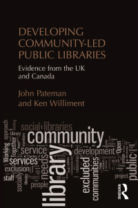Cover image: Developing Community-Led Public Libraries 1st edition 9781409442066