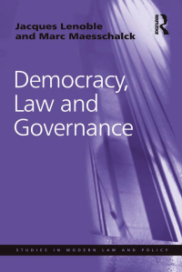 Cover image: Democracy, Law and Governance 1st edition 9781138260719