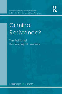 صورة الغلاف: Criminal Resistance? 1st edition 9781409449911