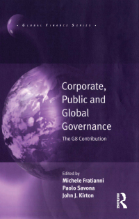 Imagen de portada: Corporate, Public and Global Governance 1st edition 9780754640462