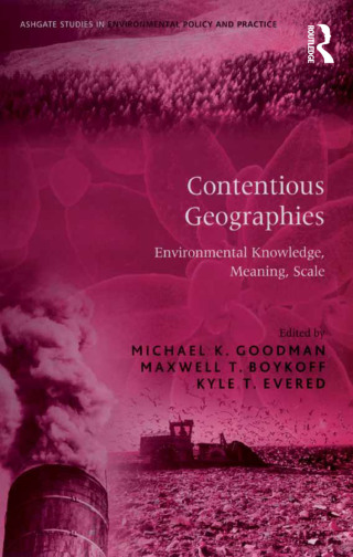 Cover image: Contentious Geographies 1st edition 9781138275591