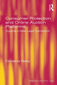 Titelbild: Consumer Protection and Online Auction Platforms 1st edition 9780754677109