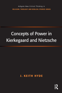 Cover image: Concepts of Power in Kierkegaard and Nietzsche 1st edition 9781138261983