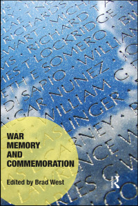 Cover image: War Memory and Commemoration 1st edition 9780367362997