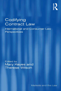 表紙画像: Codifying Contract Law 1st edition 9780367599942