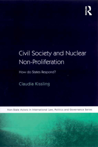 Cover image: Civil Society and Nuclear Non-Proliferation 1st edition 9780754673002