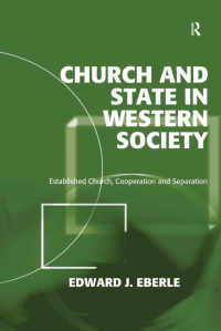 Cover image: Church and State in Western Society 1st edition 9781409407928