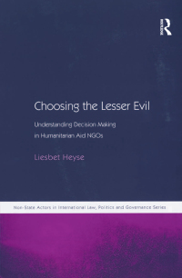 Cover image: Choosing the Lesser Evil 1st edition 9780754646129