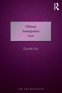 Cover image: Chinese Immigration Law 1st edition 9781138268388