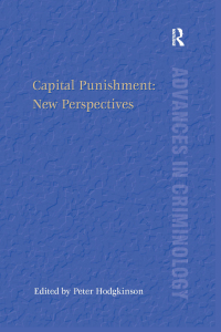 صورة الغلاف: Capital Punishment: New Perspectives 1st edition 9780367601119