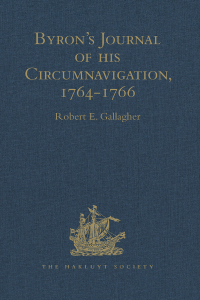 Imagen de portada: Byron's Journal of his Circumnavigation, 1764-1766 1st edition 9781409414889