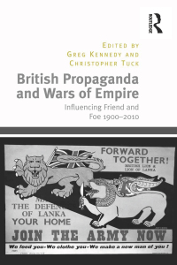 Cover image: British Propaganda and Wars of Empire 1st edition 9781138703605