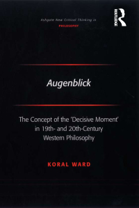 Cover image: Augenblick 1st edition 9780754660972