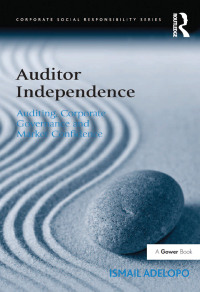 Cover image: Auditor Independence 1st edition 9781409434702