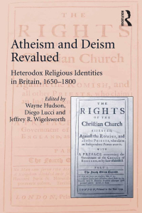 Imagen de portada: Atheism and Deism Revalued 1st edition 9781409456803