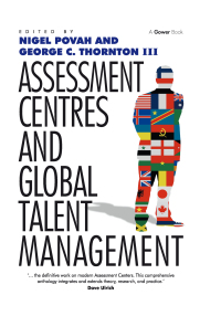 Imagen de portada: Assessment Centres and Global Talent Management 1st edition 9781409403869