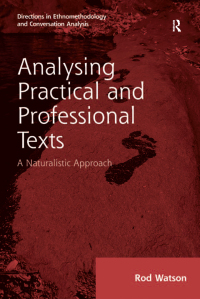 Imagen de portada: Analysing Practical and Professional Texts 1st edition 9780754678977