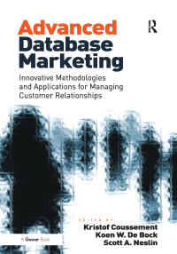 Imagen de portada: Advanced Database Marketing 1st edition 9781409444619