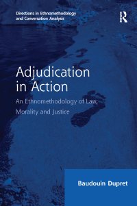 صورة الغلاف: Adjudication in Action 1st edition 9781138255418