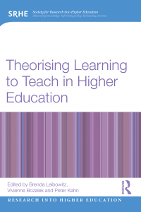 صورة الغلاف: Theorising Learning to Teach in Higher Education 1st edition 9781138677272
