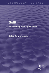 Cover image: Guilt 1st edition 9781138677173