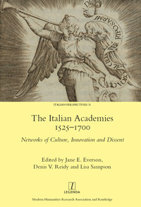 Imagen de portada: The Italian Academies 1525-1700 1st edition 9780367598488