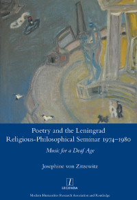 Imagen de portada: Poetry and the Leningrad Religious-Philosophical Seminar 1974-1980 1st edition 9780367598426