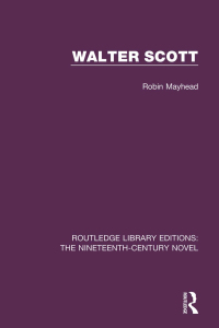 Imagen de portada: Walter Scott 1st edition 9781138675391