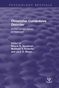 Cover image: Obsessive-Compulsive Disorder 1st edition 9781138674790